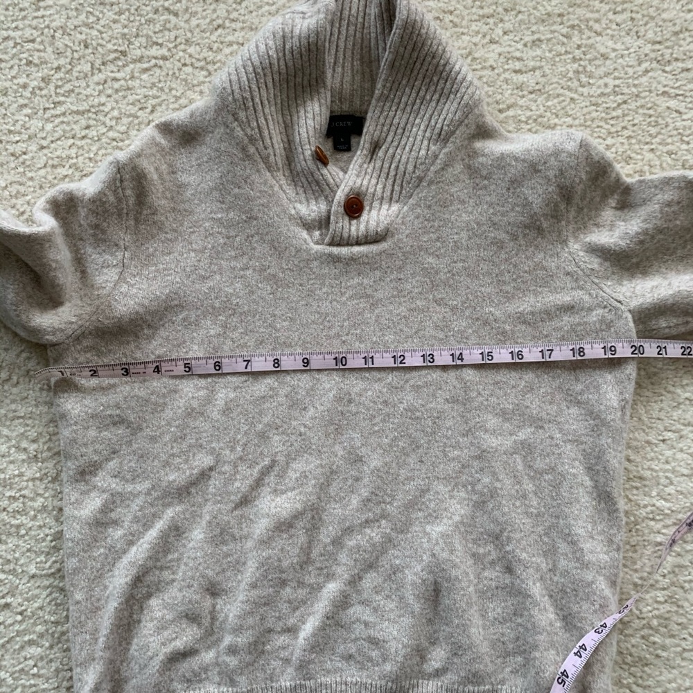 NWOT J.Crew Lambswool Pullover Sweater Size Large - Picture 4 of 6